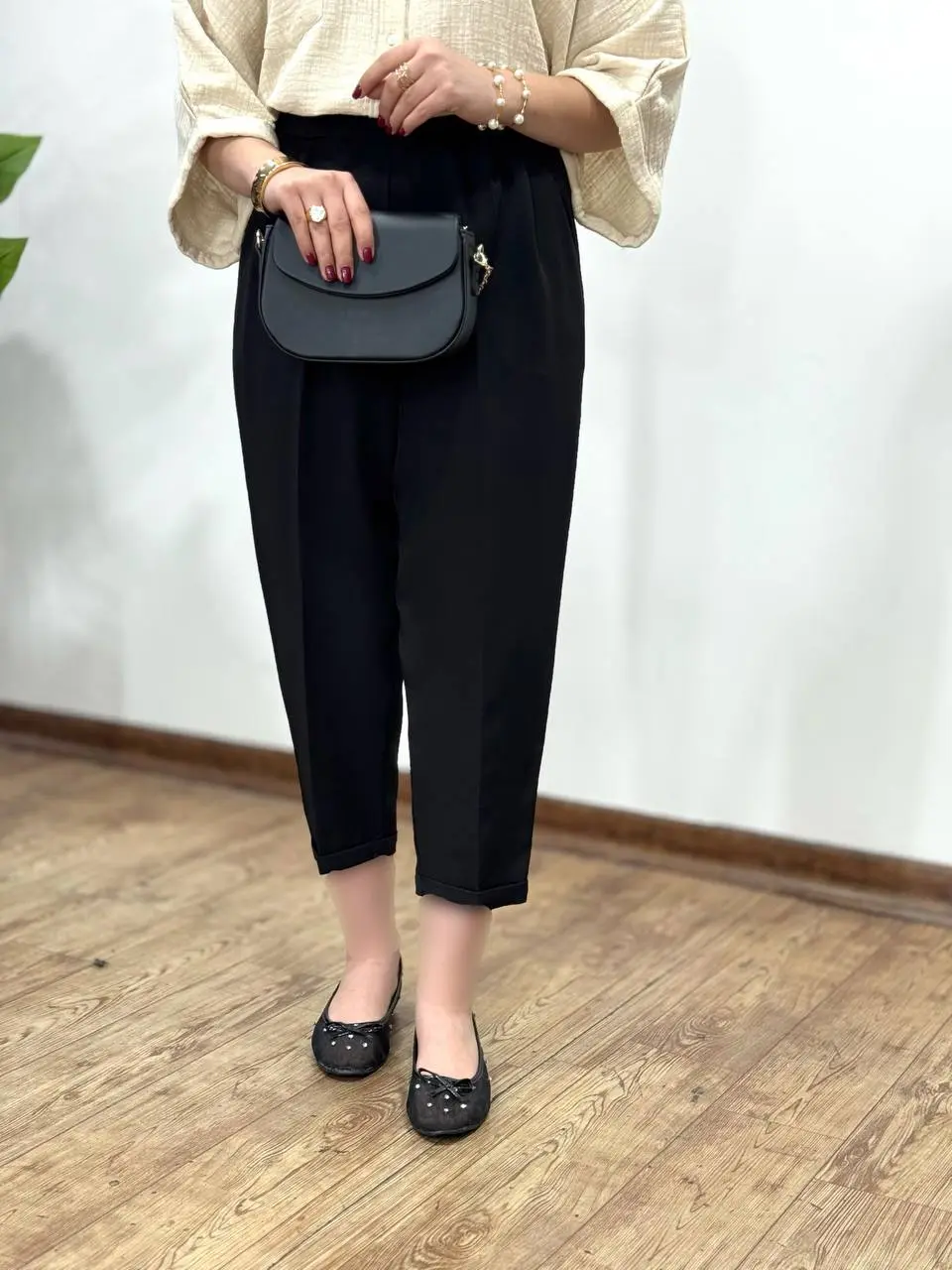 شلوار کرپ مام استایل